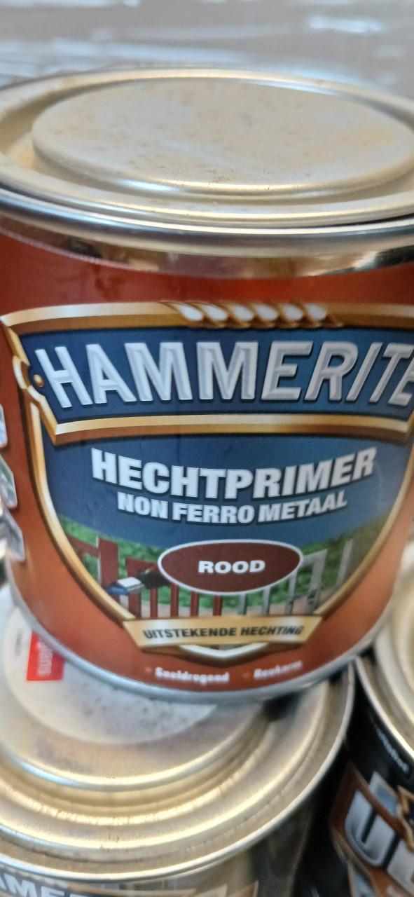 Hammerite metaallak 250ml in blauw rood groen zwart en wit
