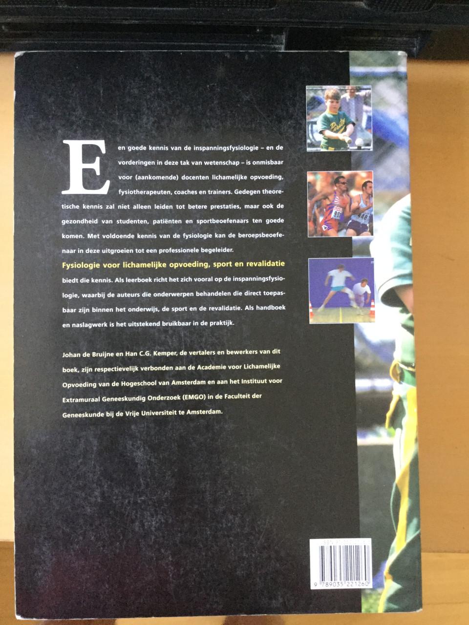 Edward L Fox Fysiologie Voor Licham. Opvoeding, Sport En Revalidatie