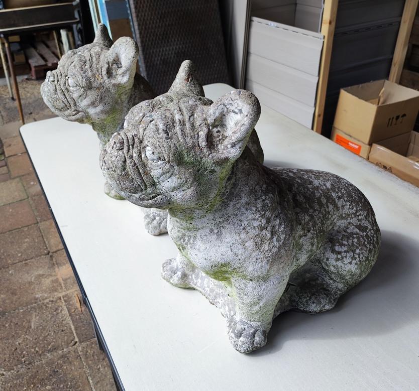 Tuinbeeld franse bulldog