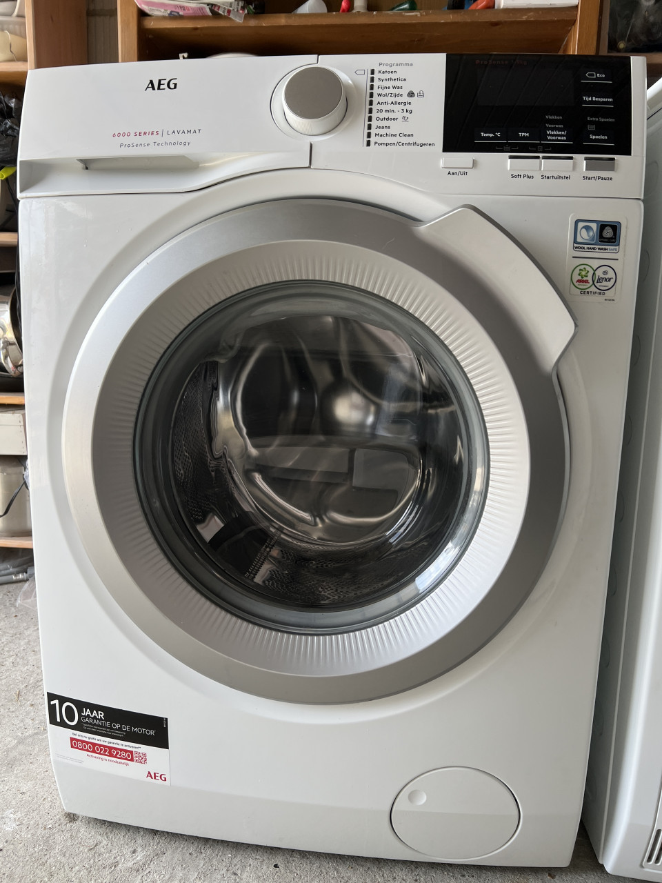 AEG T8DB84GW 8000 serie AbsoluteCare Warmtepompdroger 8 kg. Trommel
