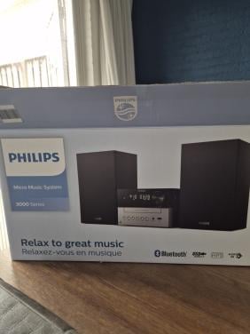 Philips Micro Music System BOXEN NOG IN PLASTIC NOOIT GEBRUIKT