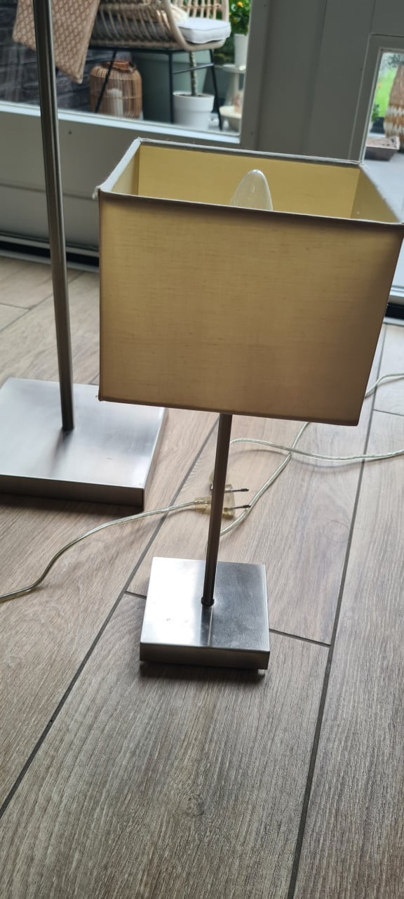 Vloerlamp met bijpassende tafellamp