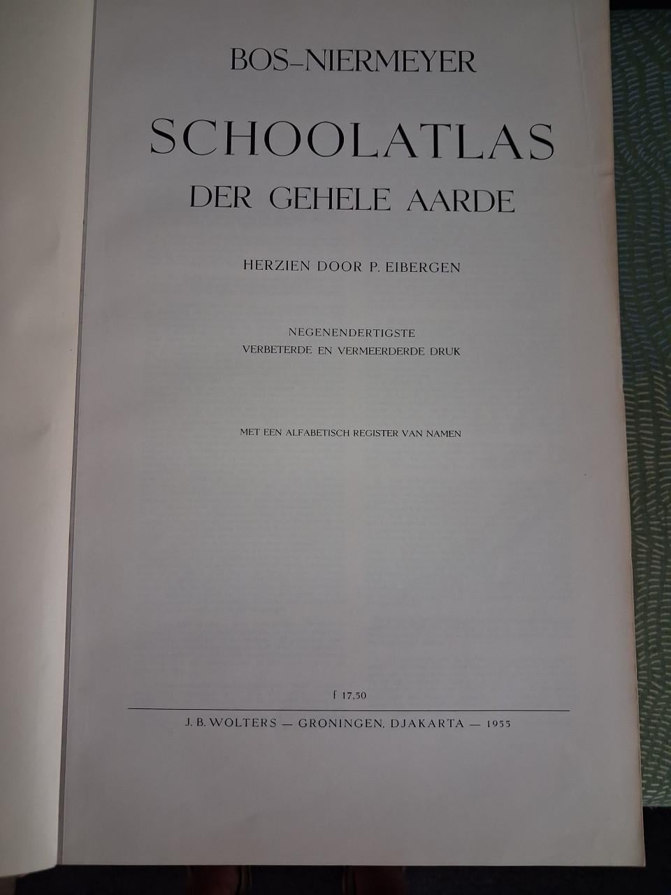 Atlas der gehele aarde 1955