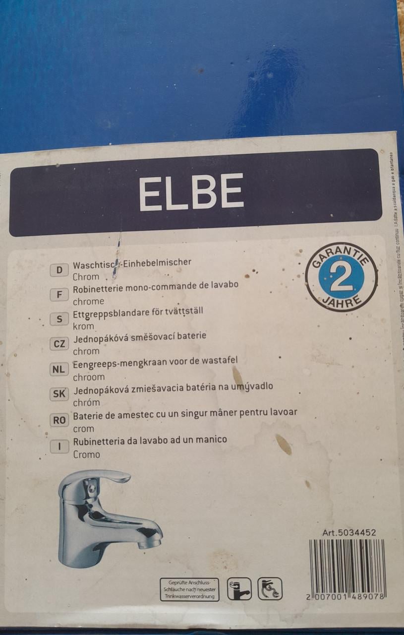 Nieuwe mengkraan incl ansluitset