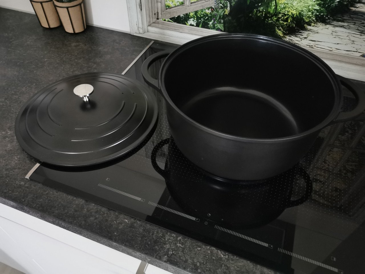 Blokker Comfort zwarte braadpan Ø 28 cm 6,7 liter