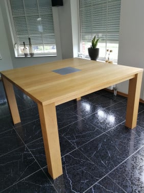 Eettafel licht eikenhout