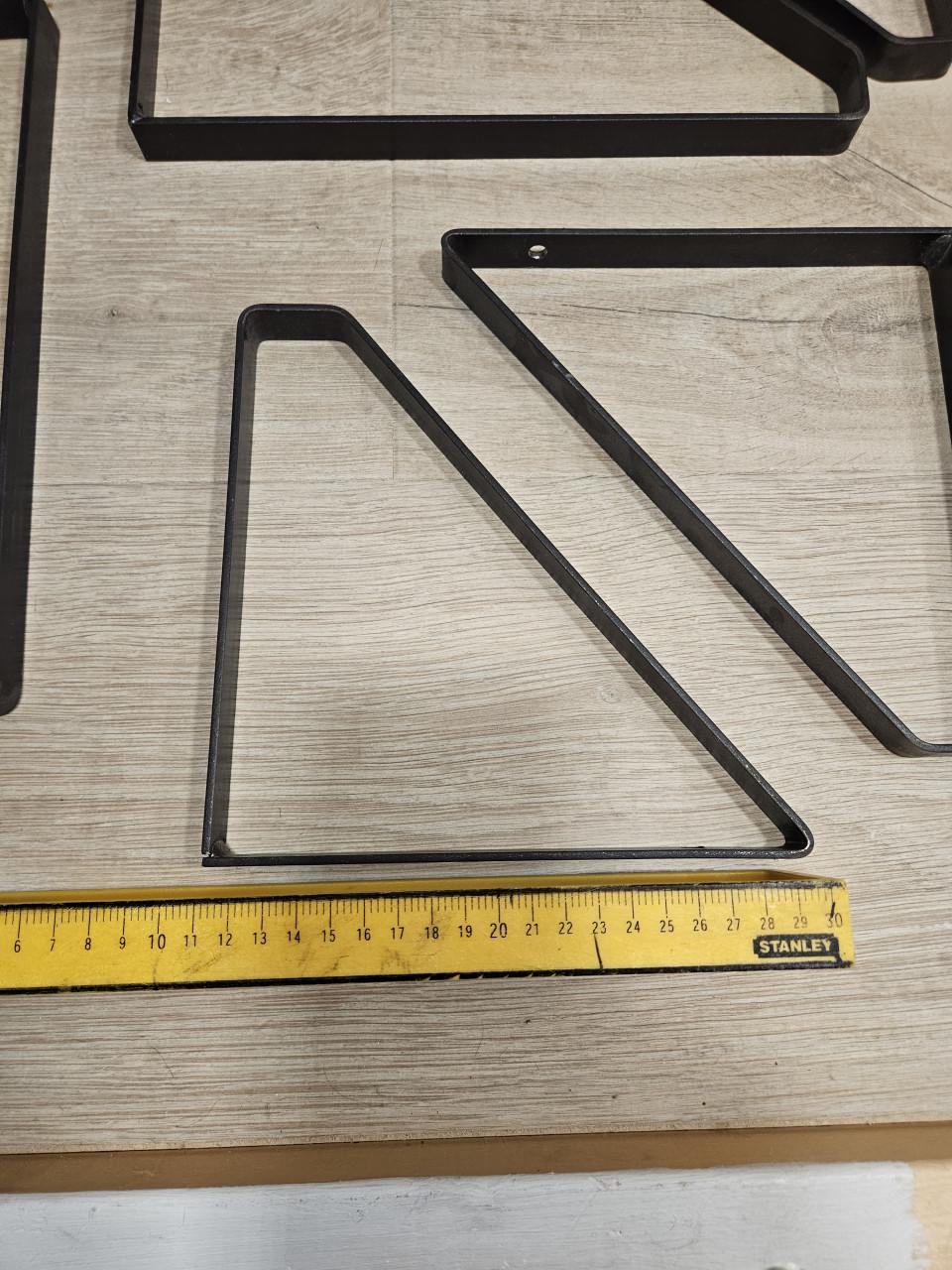 Industriële wandrek en planken houders