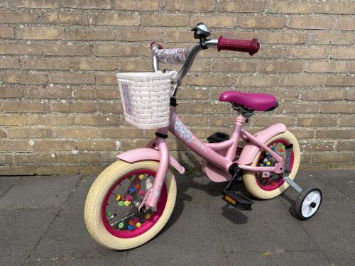 Meisjesfiets 12 inch inclusief zijwieltjes