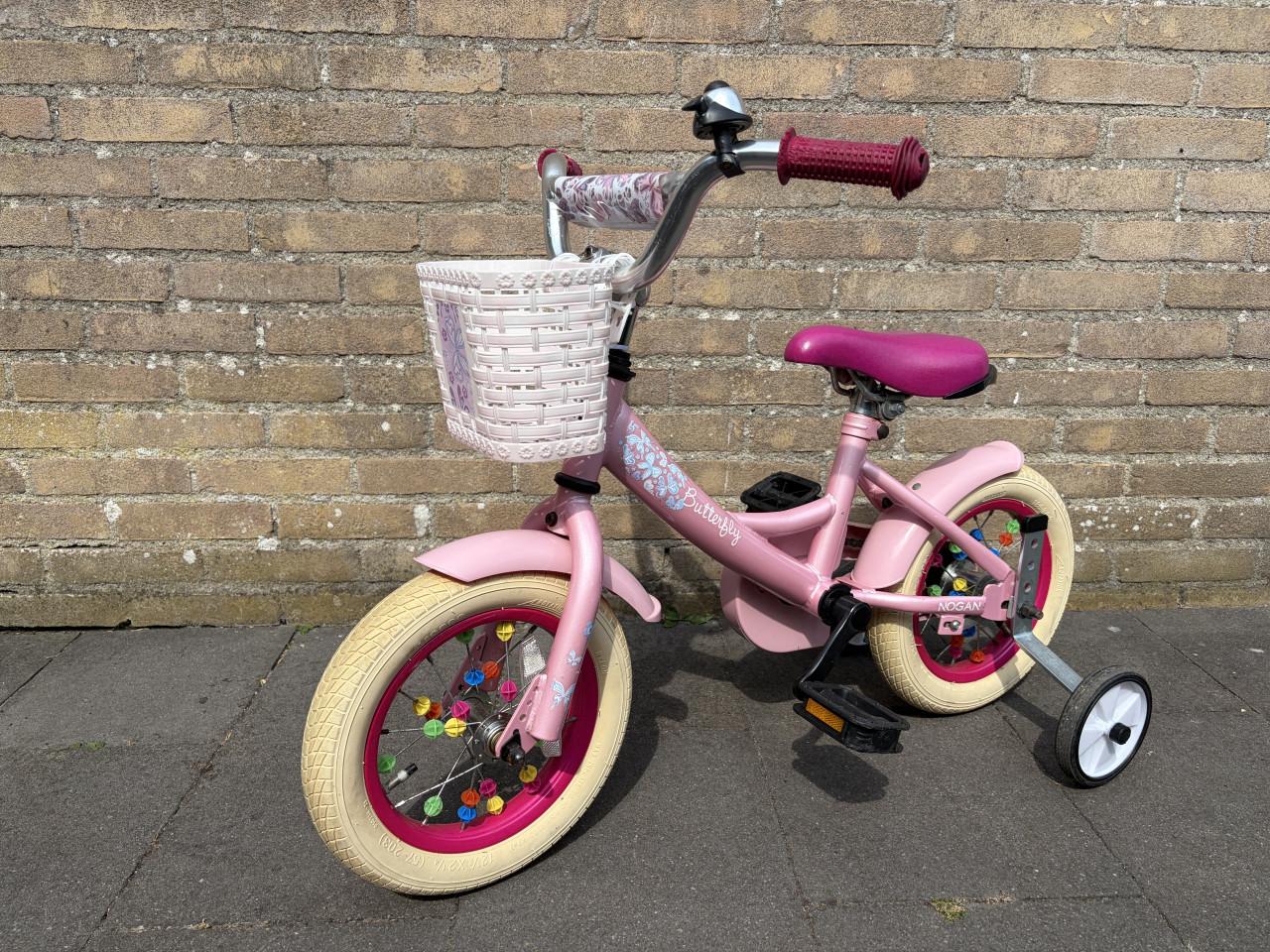 Meisjesfiets 12 inch inclusief zijwieltjes