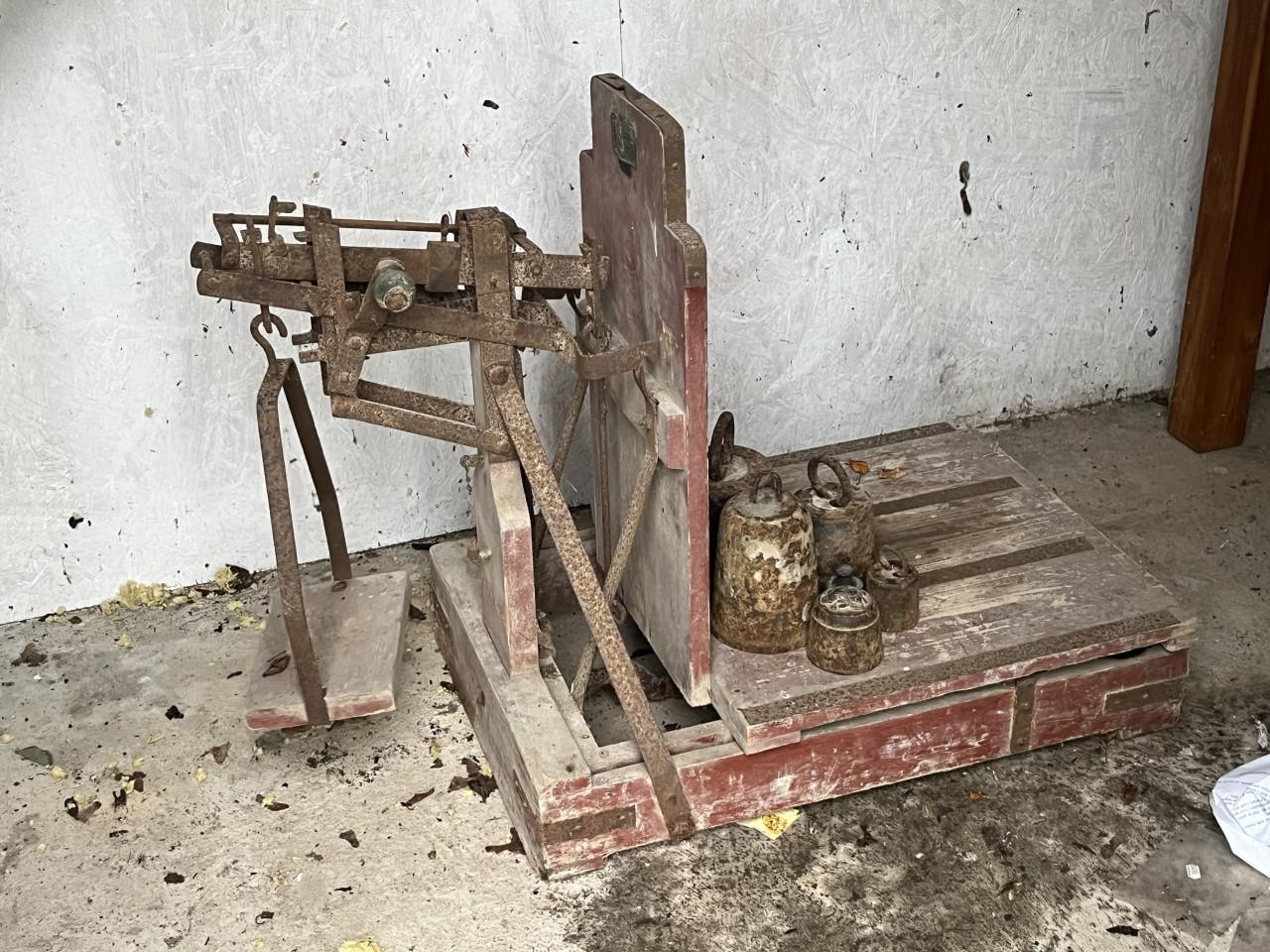 Oude bascule gereserveerd