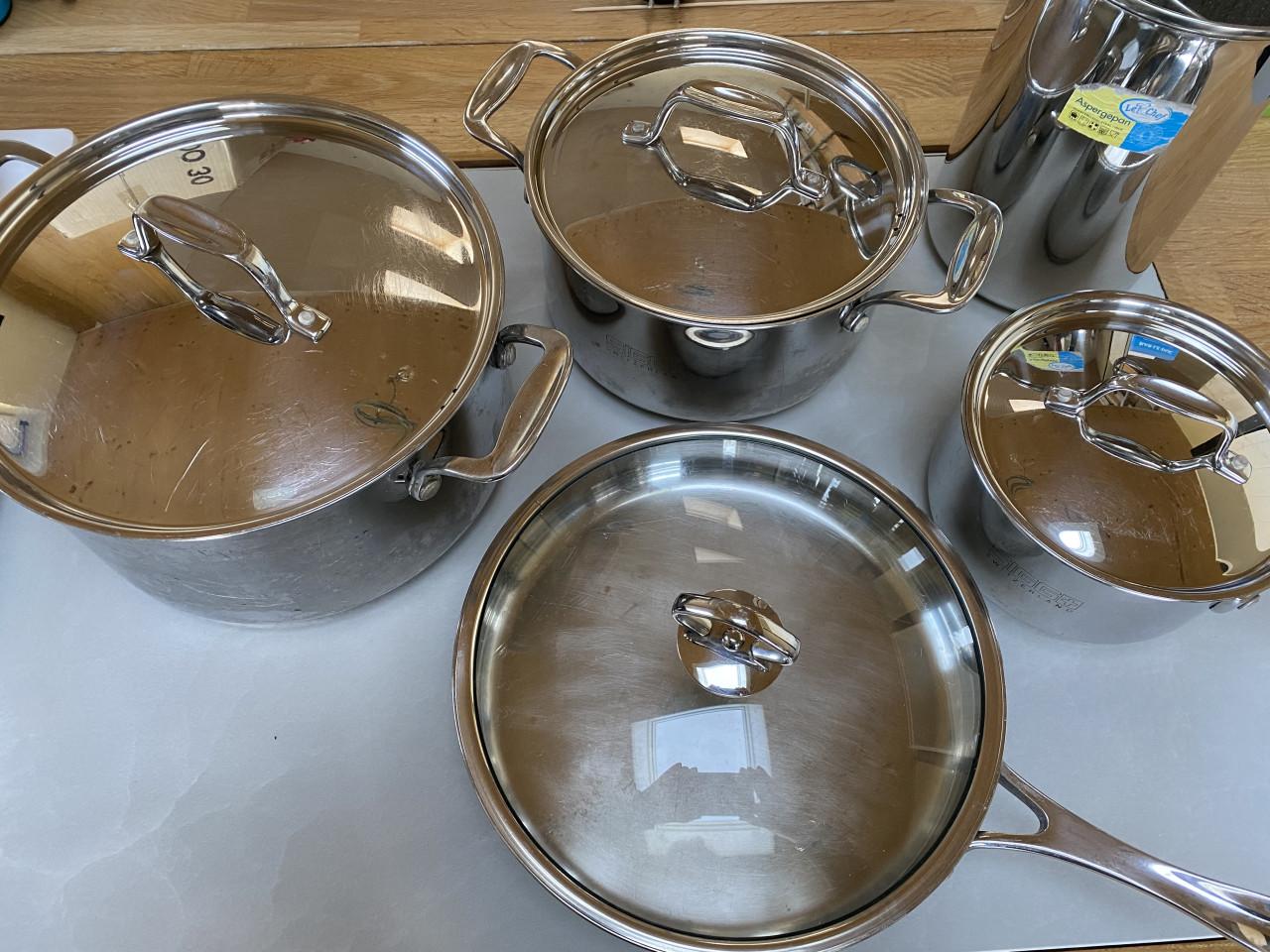 Luxe pannenset (Zwitsers merk SiGG)