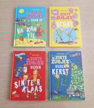 4x (voor)leesboek De Zoete Zusjes