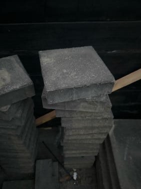 Restant bestrating 20 cm x 20 cm 40 stuks