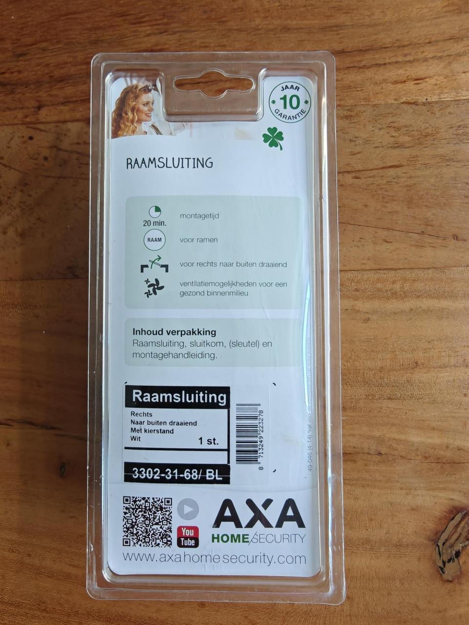 AXA raamsluiting
