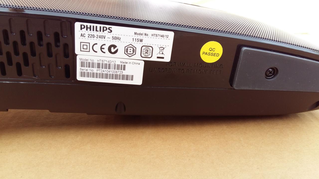 Philips HTS7140 Soundbar - Lees tekst