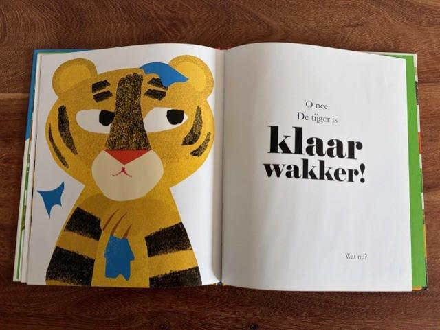 Ssst! De tijger slaapt | Britta Teckentrup (groot formaat)