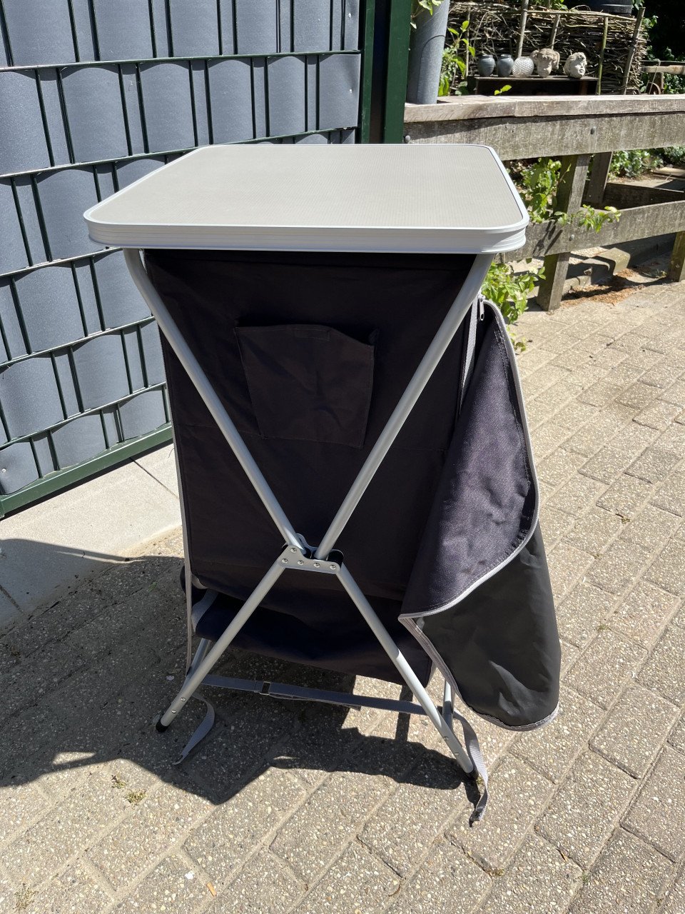 Camping opbergkast opvouwbaar in tas