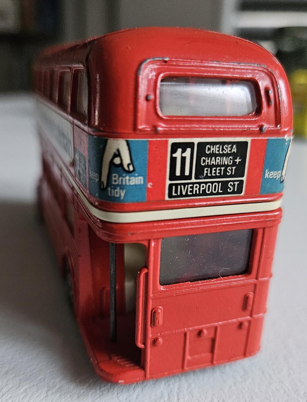 Originele rode dubbeldekker Corgi