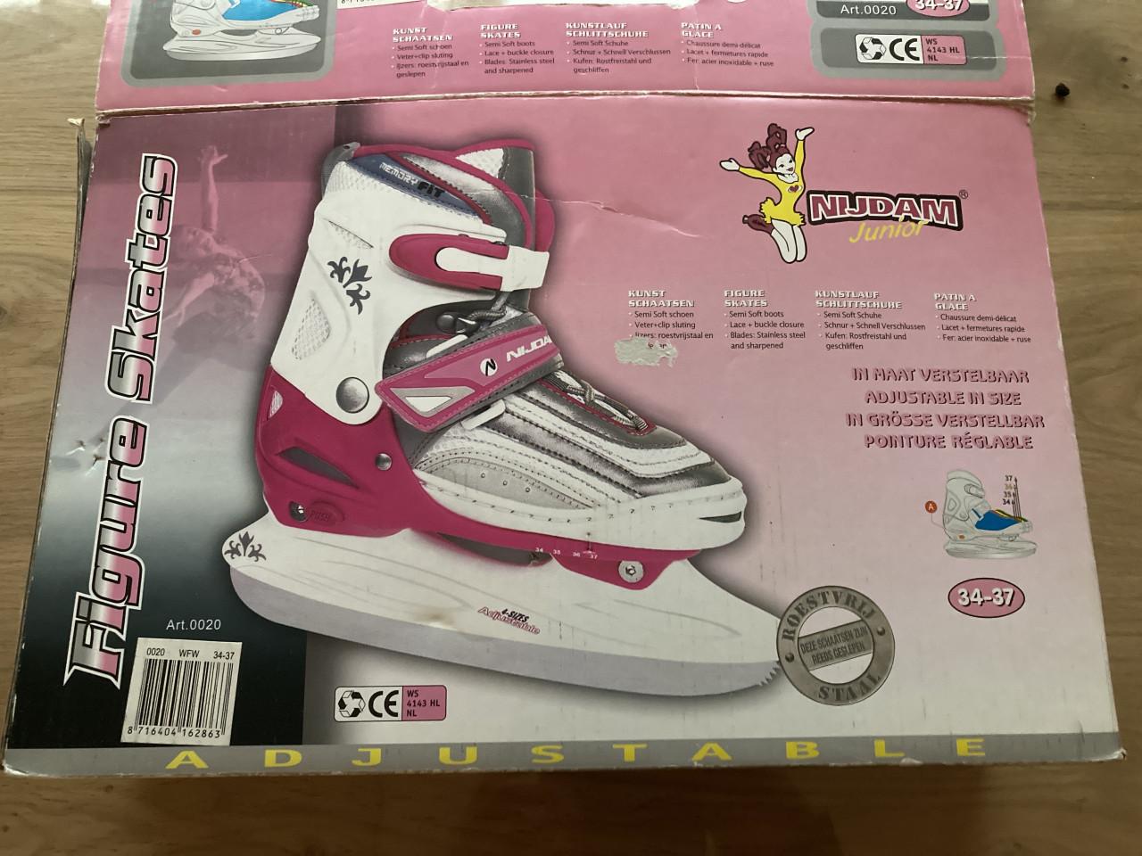 Schaatsen voor kind/meisje te koop 34/37