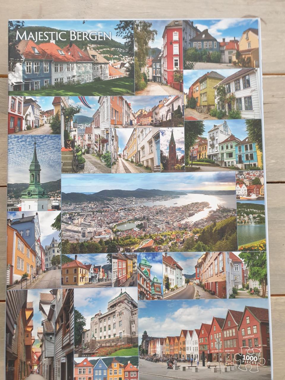 Puzzel Bergen, Noorwegen 1000st