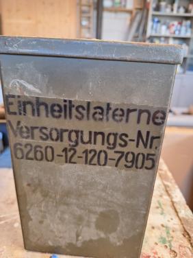 Oude leger verlichting