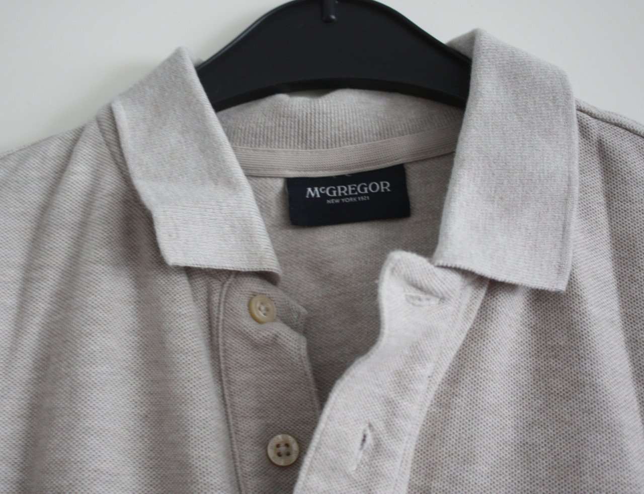 Bruin beige polo maat m