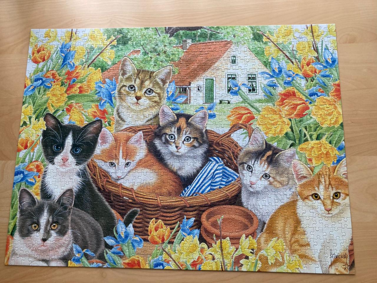 Puzzel Farm Cats
