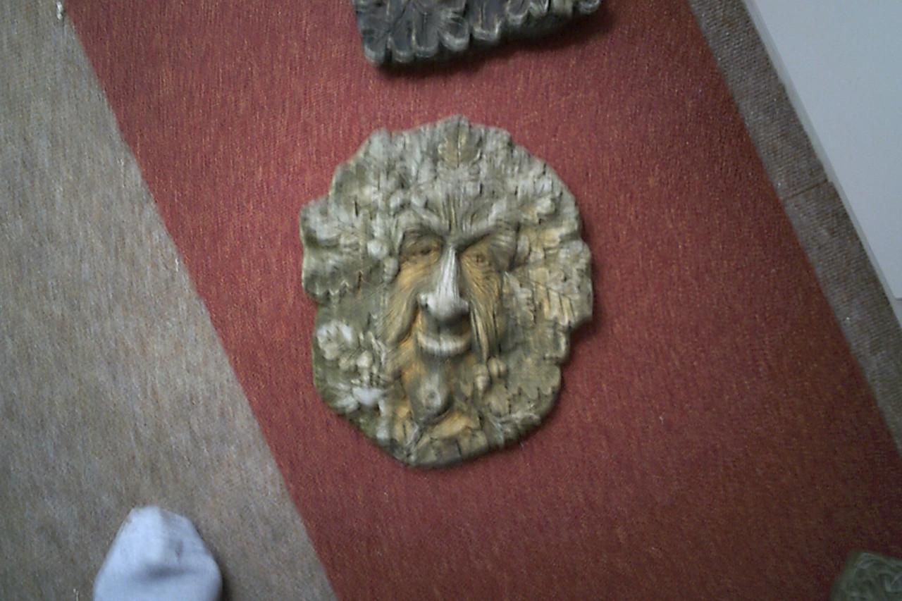 TUIN wandhanger old green man