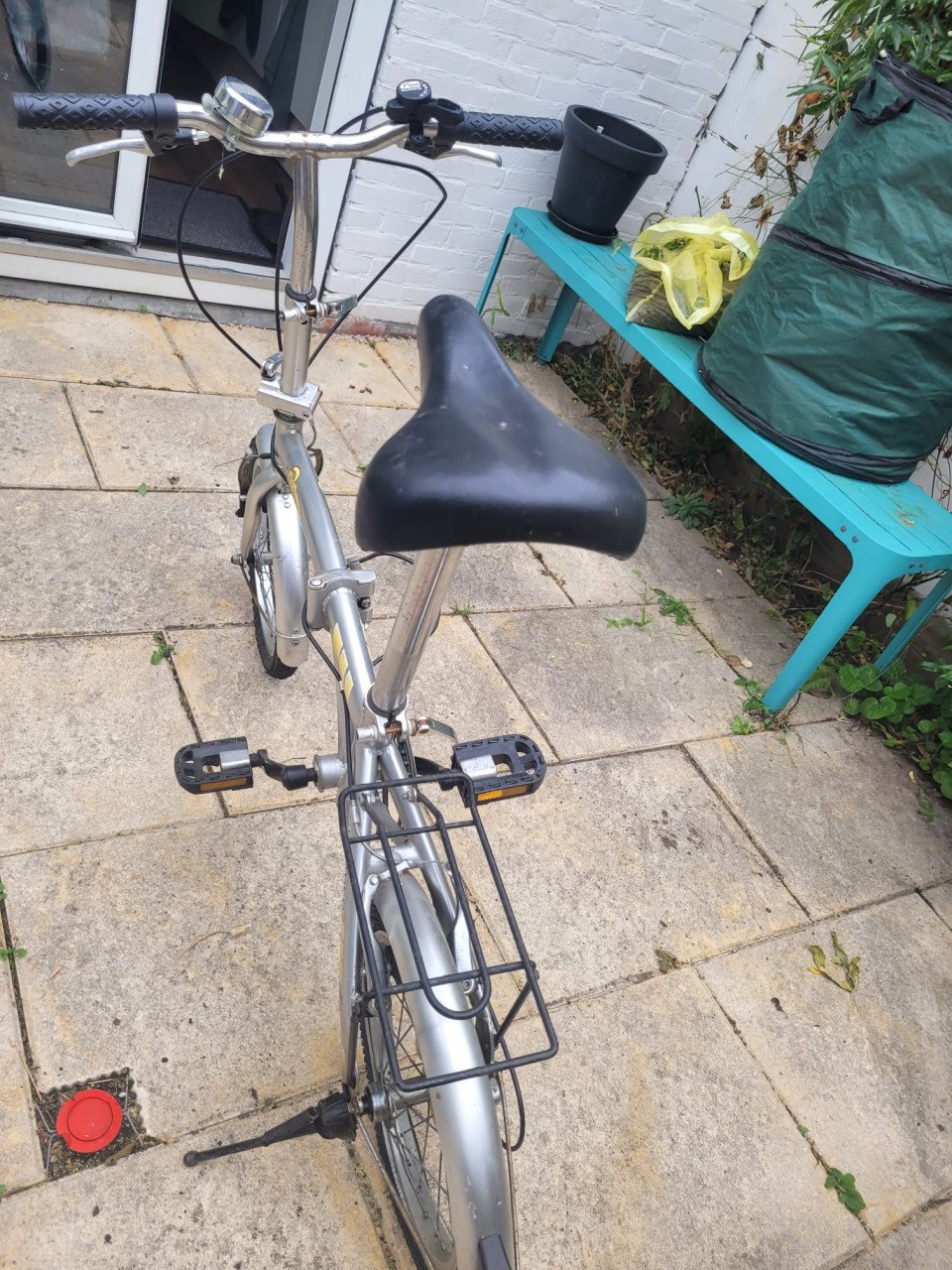 B2R Scamper vouwfiets grijs – 6 versnellingen + 2 reserve binnenbanden