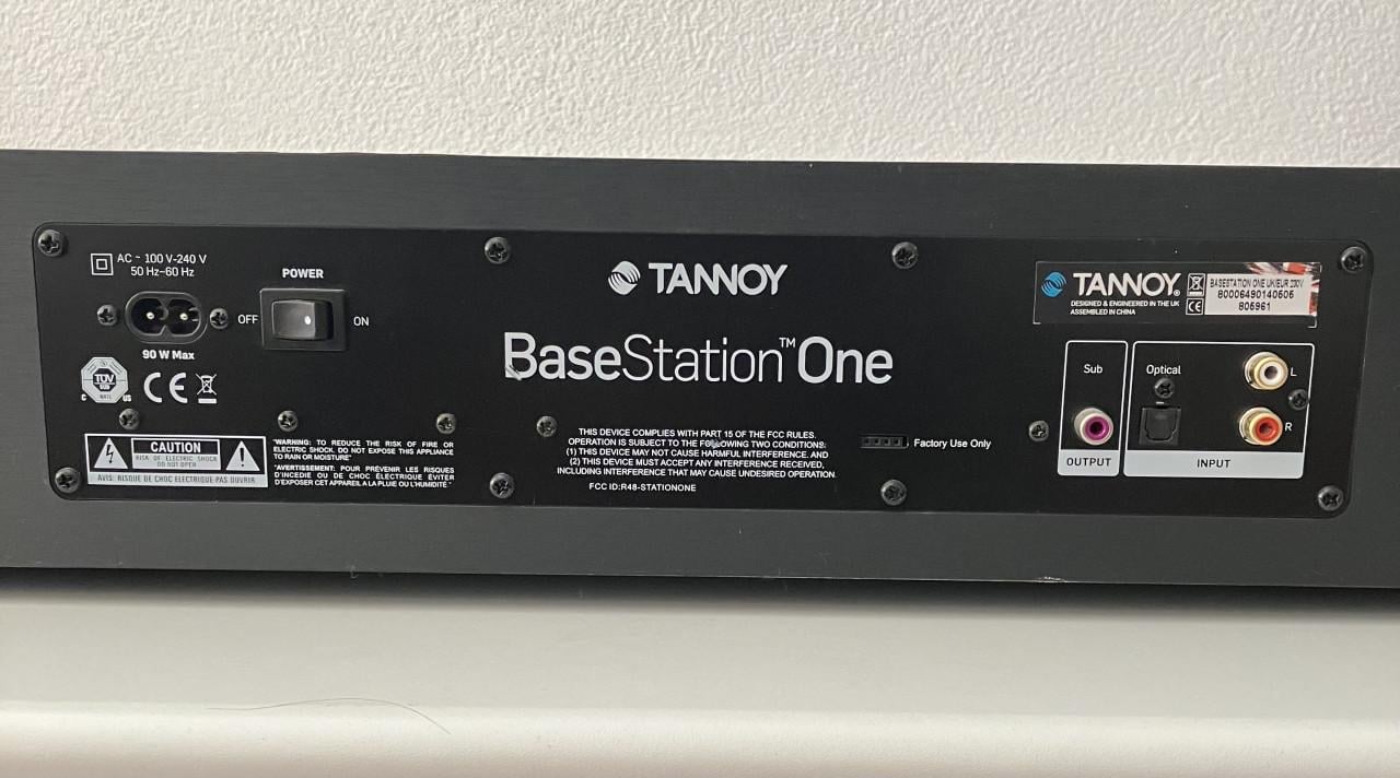 Tannoy soudbar