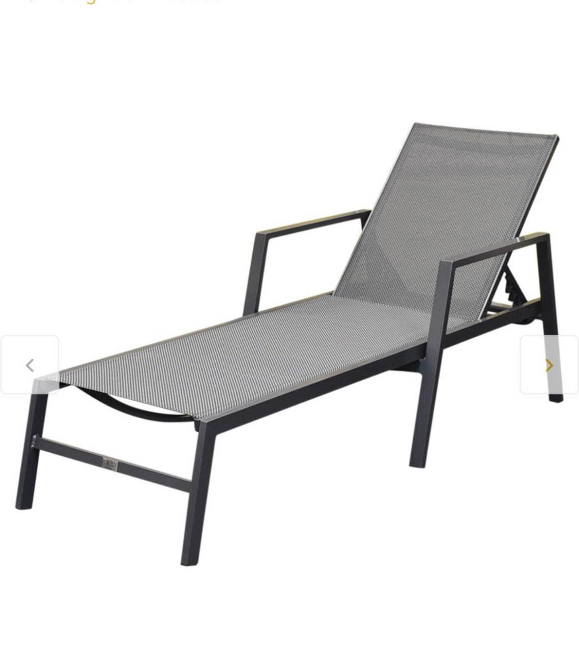 Set van 2 aluminium uitklapbare lig stoelen