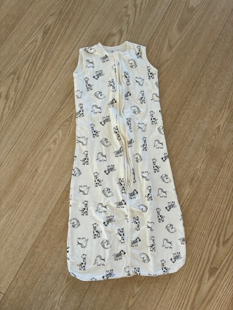 Witte slaapzak Bambino met diertjes maat 86-98