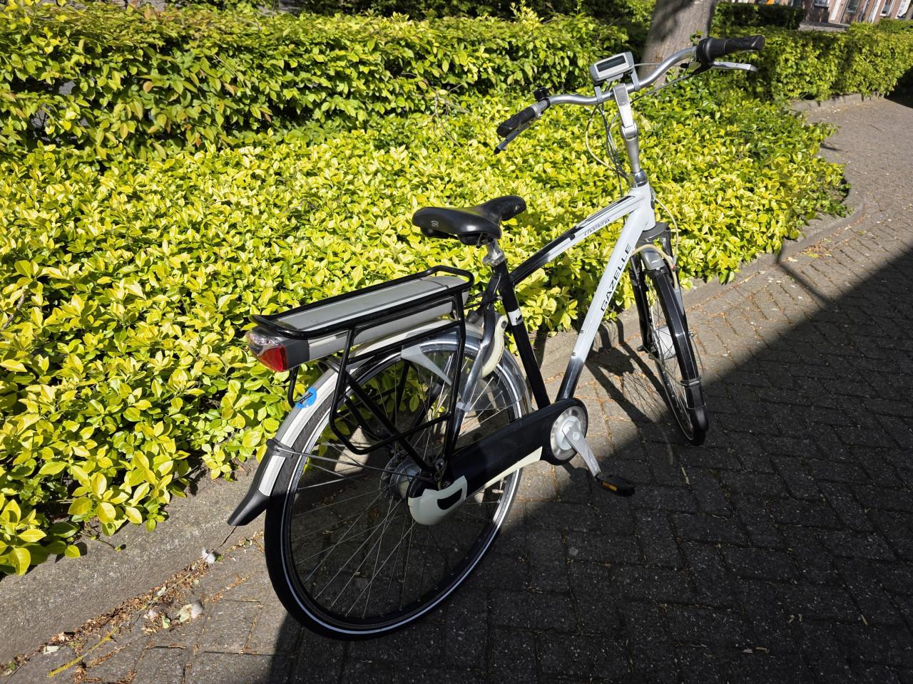Keurig nette Gazelle elektrische heren fiets