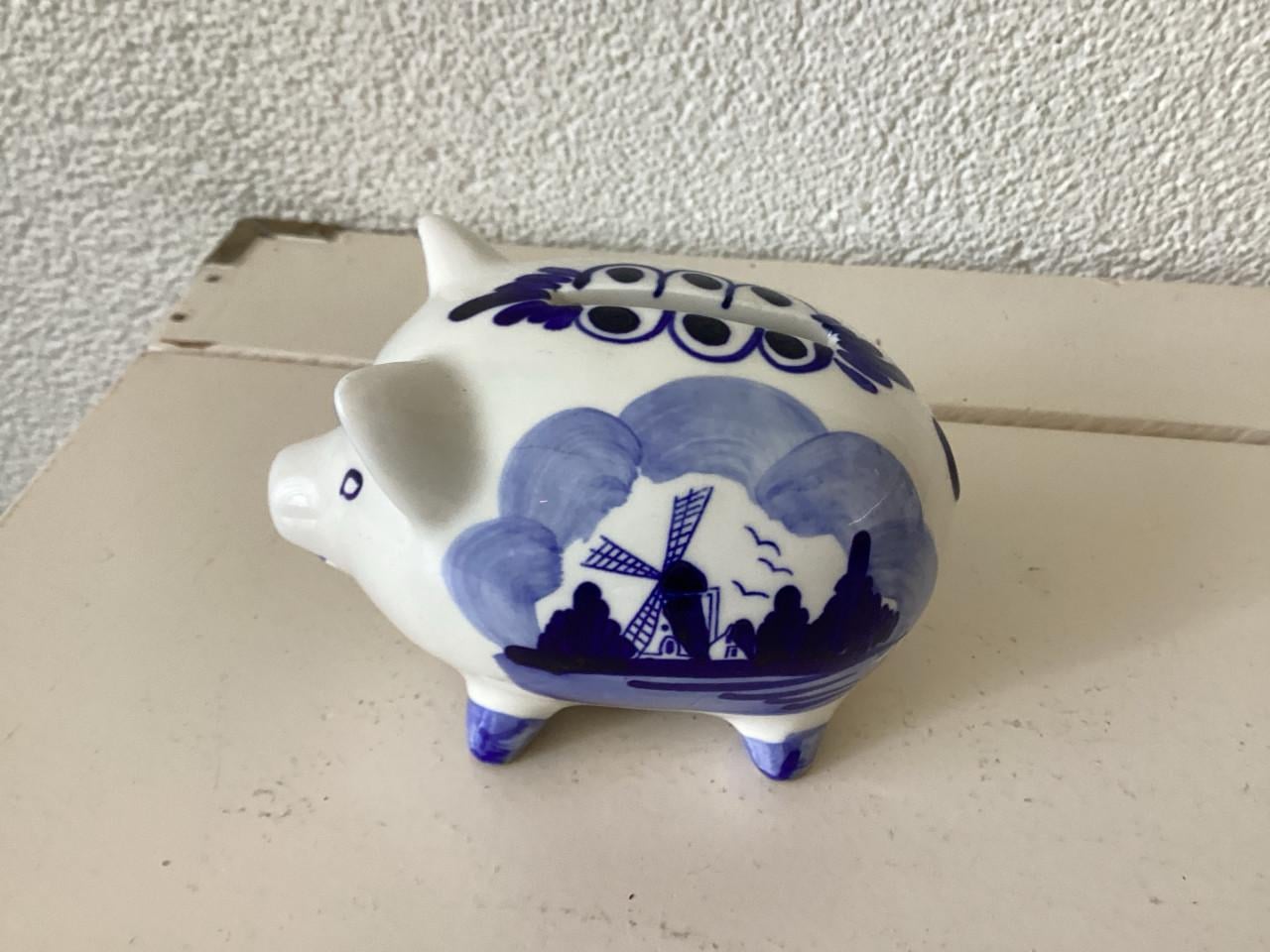 Delfsblauw 2 x Spaarpot.