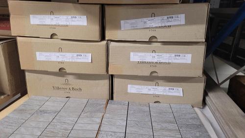 3035-296 Villeroy & Boch My Earth Gris mozaïek, 75,- per doos