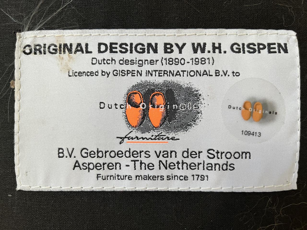 2 Gispen Bureau / eetkamer stoelen.