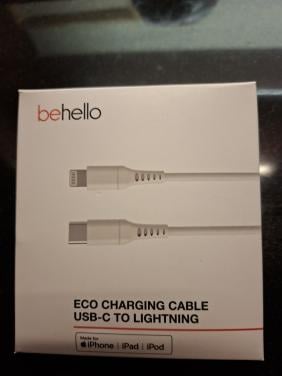 Behello Charching cable USB-C to lightning