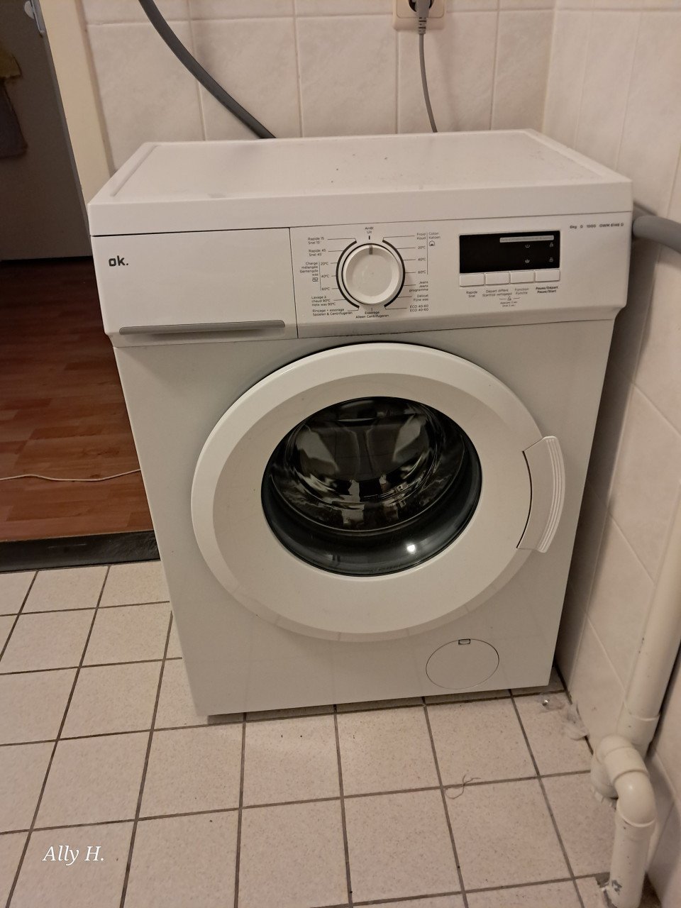 Werkende Wasmachine