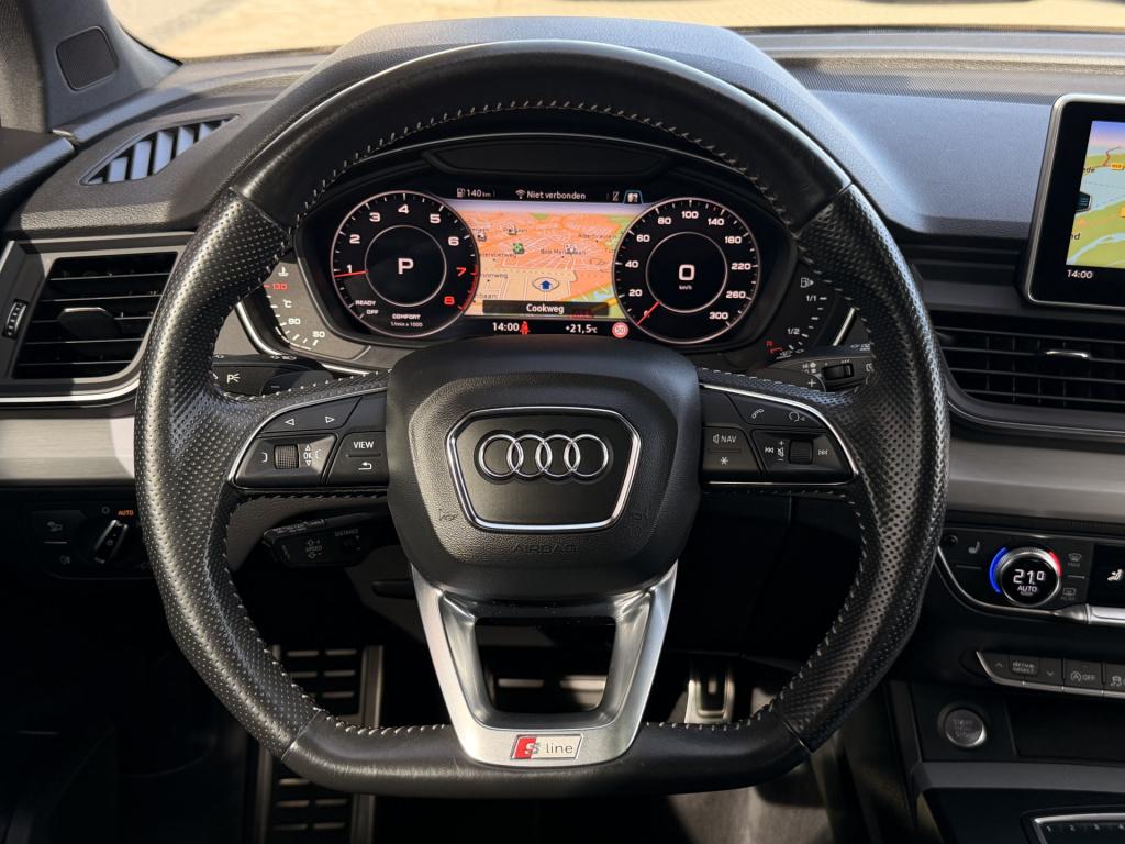 Audi Q5 2.0 tfsi quattro s-line | luchtvering | b&o | pano | leder | 360 | 