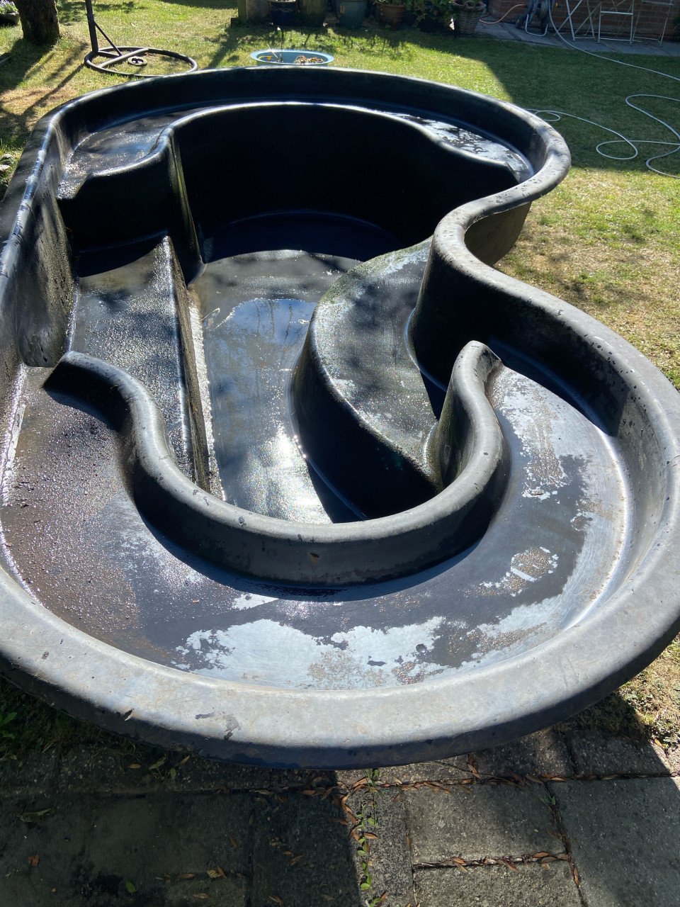 Grote vijver, vijverbak groot