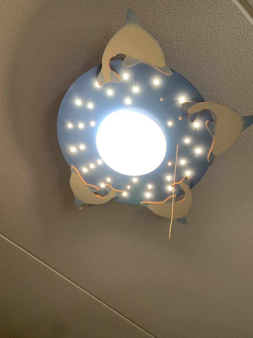 Gratis plafonlamp (kinderkamer met zee thema)