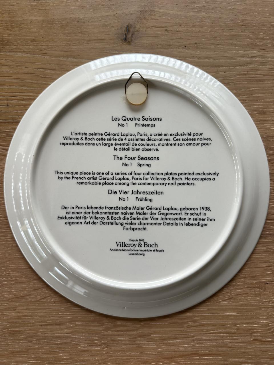 Villeroy & Boch 4 Jaargetijden borden