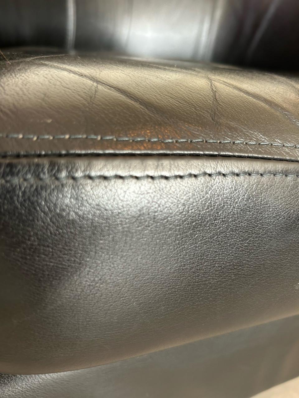 Mooi kuipstoeltje leer