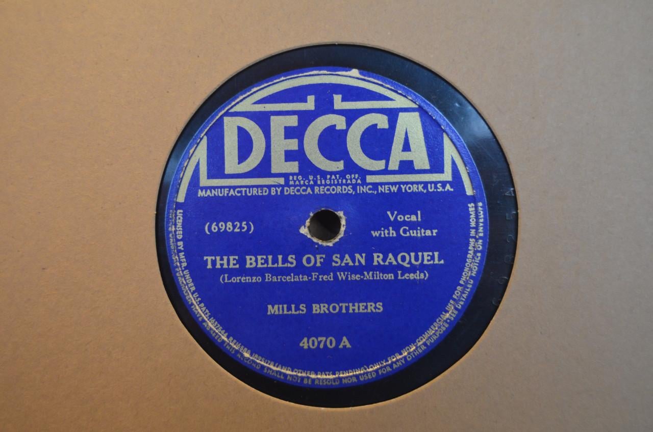 78 rpm Mills Brothers jaren '40 en '50 héél veel stuks. (8)