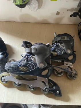 Skeelers met beschermers