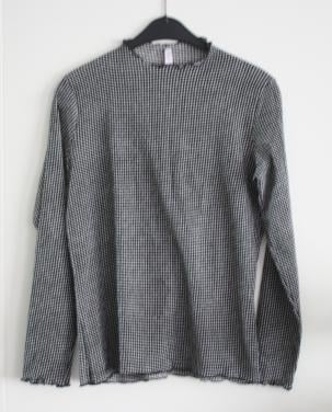 Shirt zwart wit maat m
