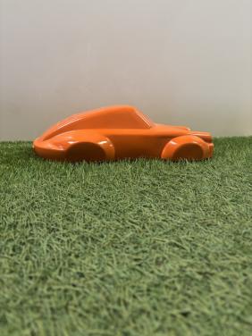 Porsche 911 Oranje decoratief beeld moderne kunst