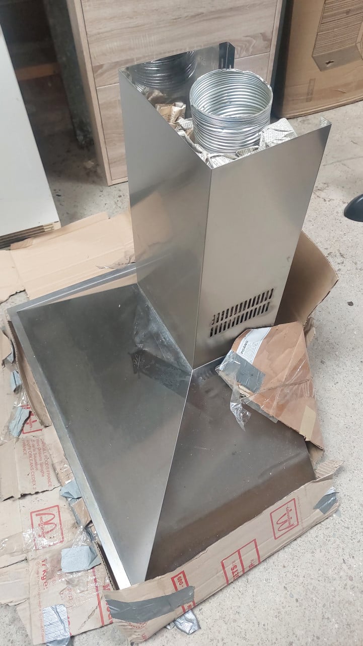 Lofra italiaans gasfornuis 90 cm met kap en achterwand