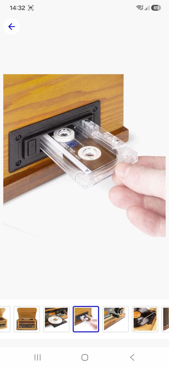 Retro Radio Platenspeler Bluetooth