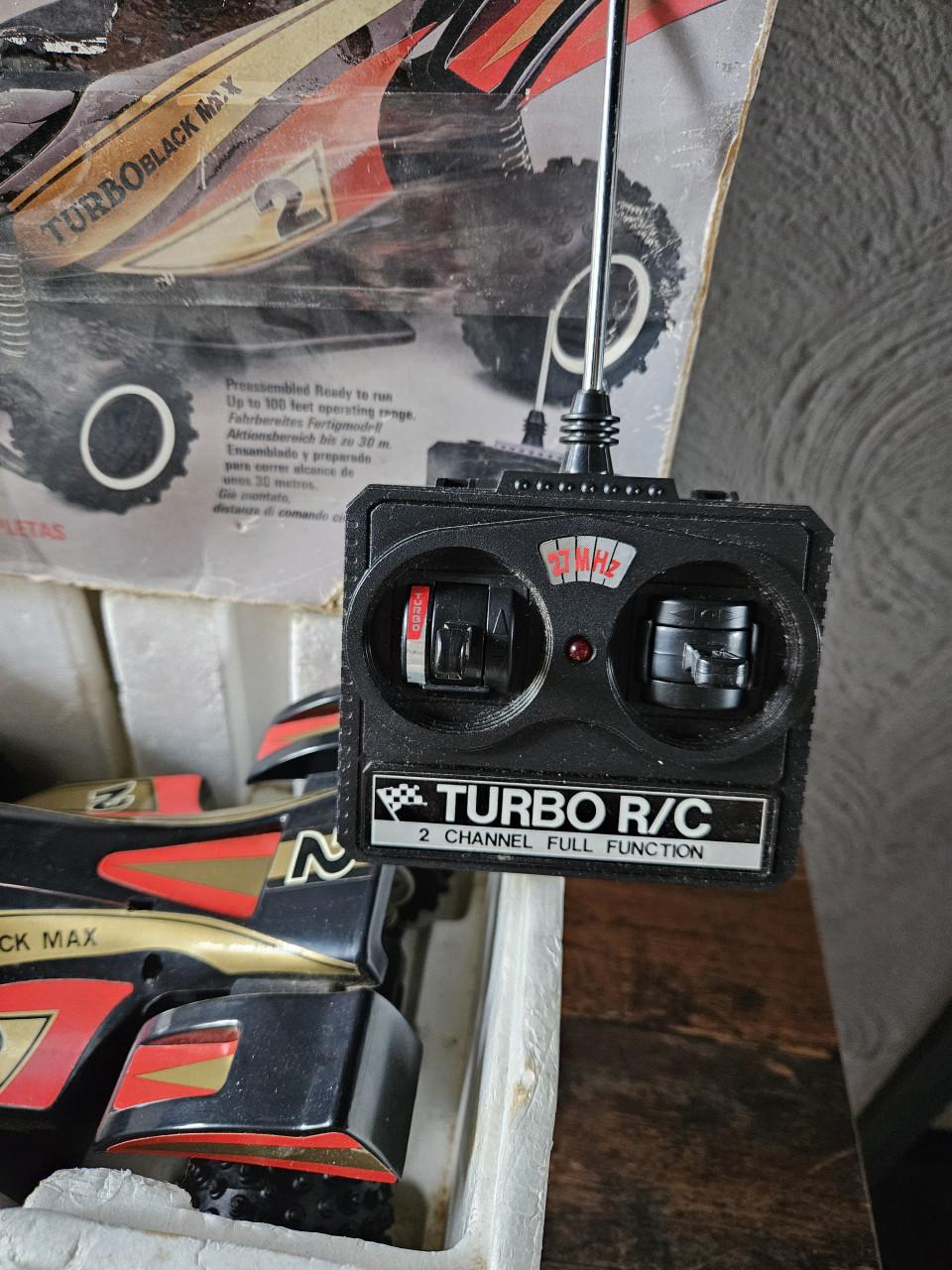 Vintage Bandai Black Max RC Auto - Schaal 1:16 OffRoad